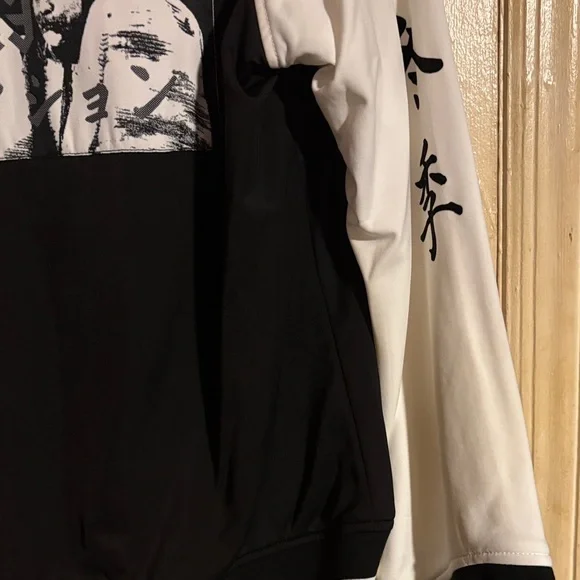 Rihanna  by Fenty Puma Black & White Bomber Jacket with flared sleeves UNIQUE - Picture 11 of 16